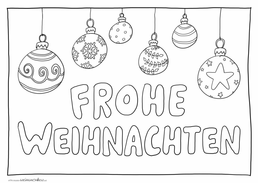  Foto zu Ausmalbilder mit Weihnachtsmotiven für Kinder kostenlos 