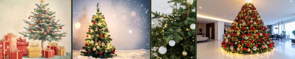 christbaumschmuck im laufe der jahre